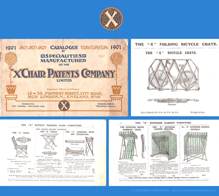'X' CHAIR PATENTS COMPANY LTD - City Road / Shoreditch / London